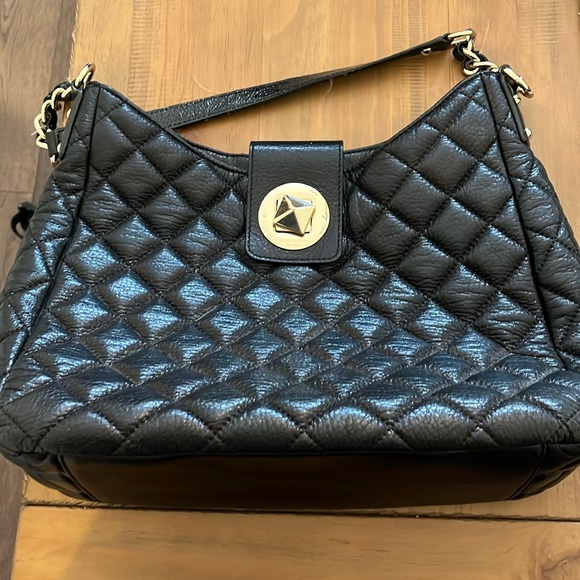 kate spade Handbags - Black quilted Kate Spade Gold Coast Handbag